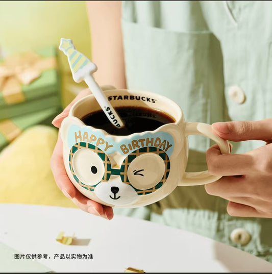 Starbucks China 2026 Happy Birthday series mug 355ml