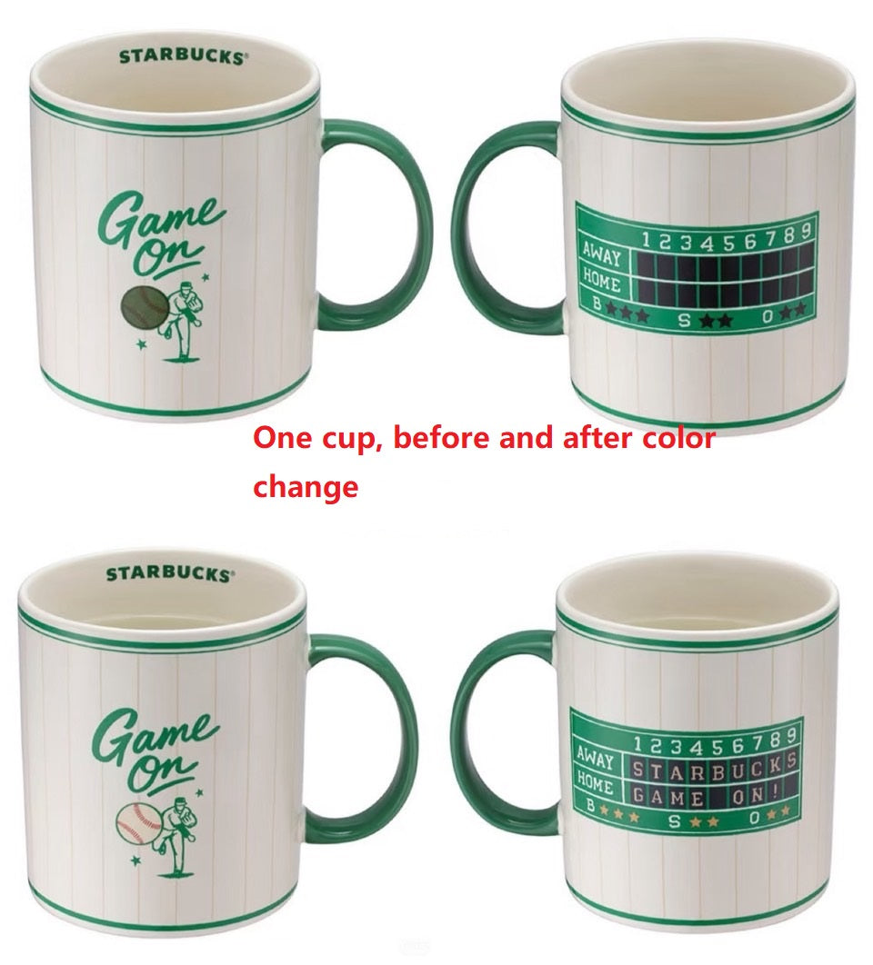 Starbucks Taiwan 2026 Baseball Series Color Changing Mug 473ml