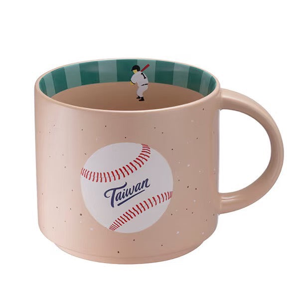 Starbucks Taiwan 2026 Baseball Series Mug 414ml
