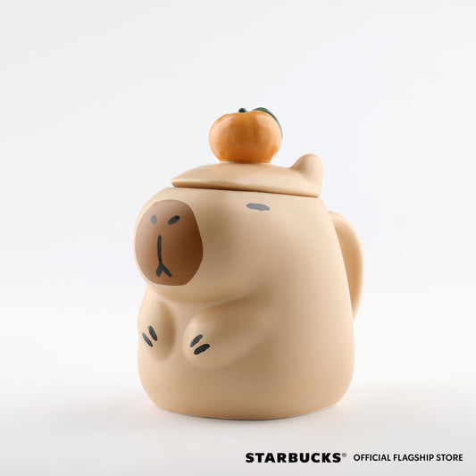 Starbucks Philippines 2026 Capy Citrus series 12oz Capybara Mug with Citrus Lid