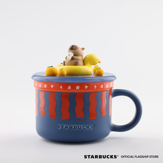 Starbucks Philippines 2026 Capy Citrus series 12oz Capybara Mug with Duckie Lid