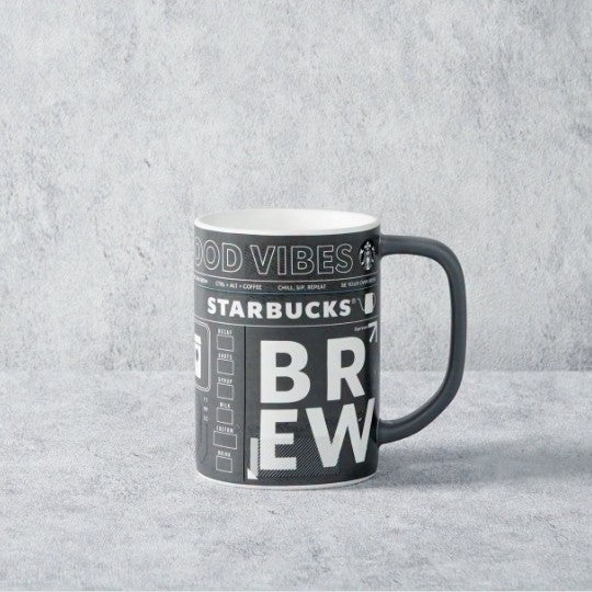 Starbucks Vietnam 2026 WIREFRAME FUTURISM series mug 12oz