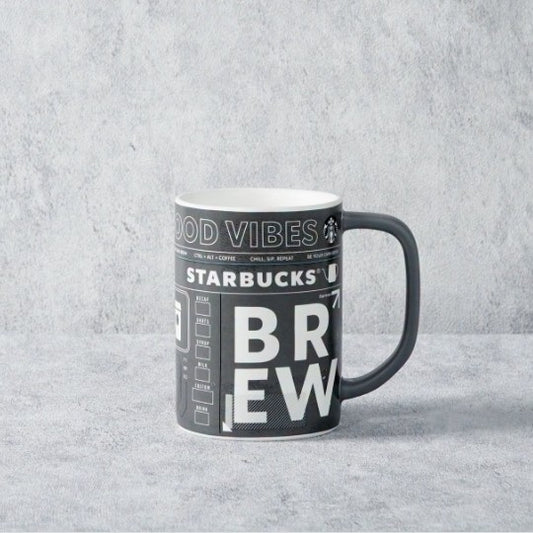 Starbucks Vietnam 2026 WIREFRAME FUTURISM series mug 12oz