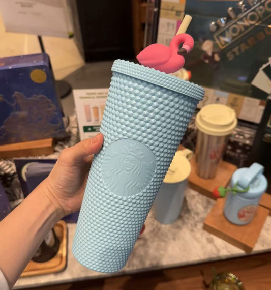 Starbucks Hong Kong & Macau Summer 2026 Season 1 Series Flamingo studded cup 710ml 24oz