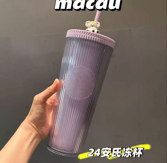 Starbucks Hong Kong & Macau Summer 2026 Season 1 Series Purple Straw Cup 710ml 24oz