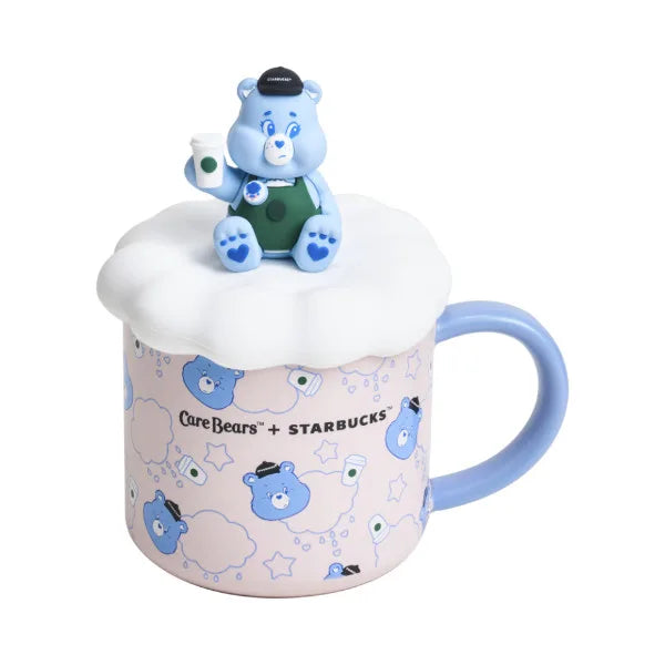 Starbucks 2026 Care Bears Co-Branded Series Carefree Bear Mug Set 355ml with Lid