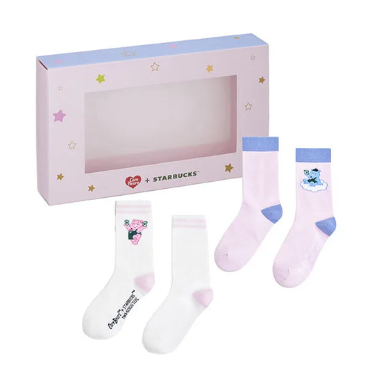 Starbucks 2026 Care Bears Co-Branded Series Colorful Socks Set