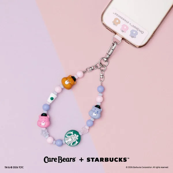 Starbucks 2026 Care Bears Co-Branded Series Phone Wrist Strap Charm