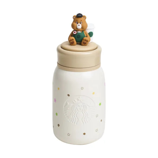 Starbucks 2026 Care Bears Co-Branded Series Tenderheart Bear Stainless Steel Water Bottle 355ml