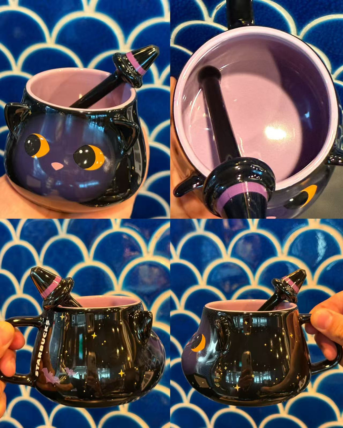 Starbucks Hong Kong 2026 Halloween Collection Black Mug