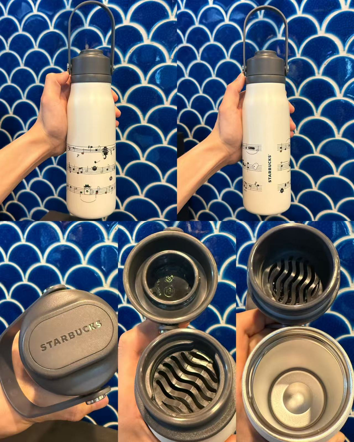 Starbucks Hong Kong 2026 Halloween Collection White Stainless Steel Cup