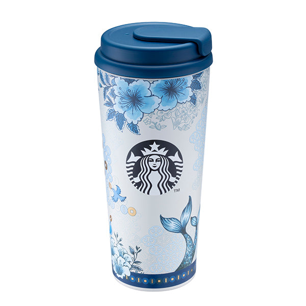 Starbucks Taiwan 2026 101 store series Blue Color Fenghua Stainless Steel Cup 473ml 16OZ