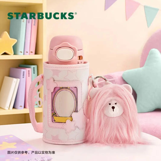Starbucks China 2026 Star Journey Companion Series 630ml Stainless Steel Tumbler with Dual-Sip Lid and Sleeve