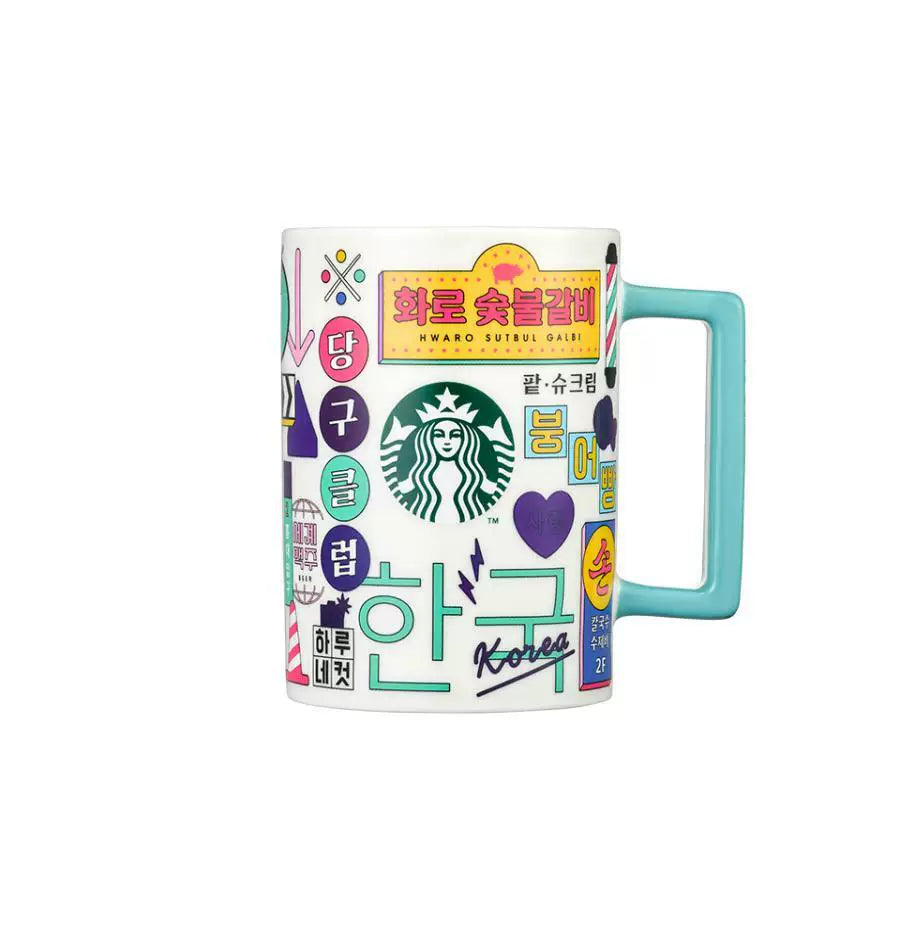 Starbucks Korea 2026 Korean Letter Mug 355ml