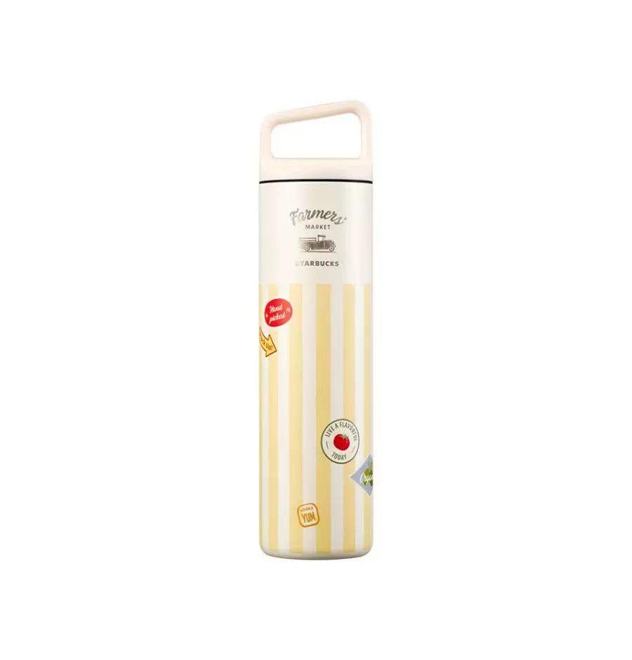 Starbucks Korea Autumn 2026 Fruit Stand Collection Yellow Portable Insulated Tumbler 591ml
