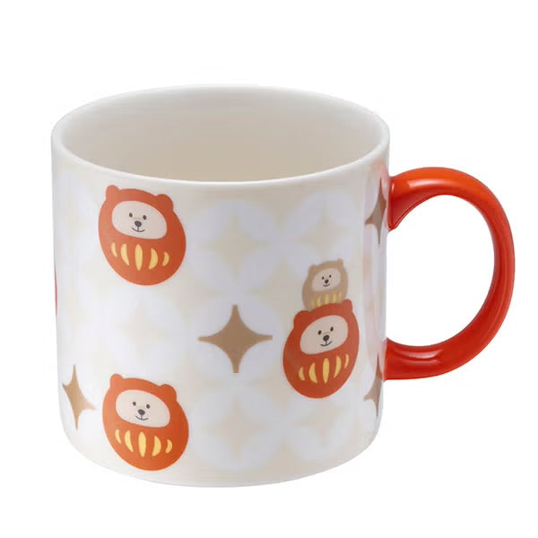 Starbucks Taiwan 2026 Daruma Series Good Luck and Happiness Mug
