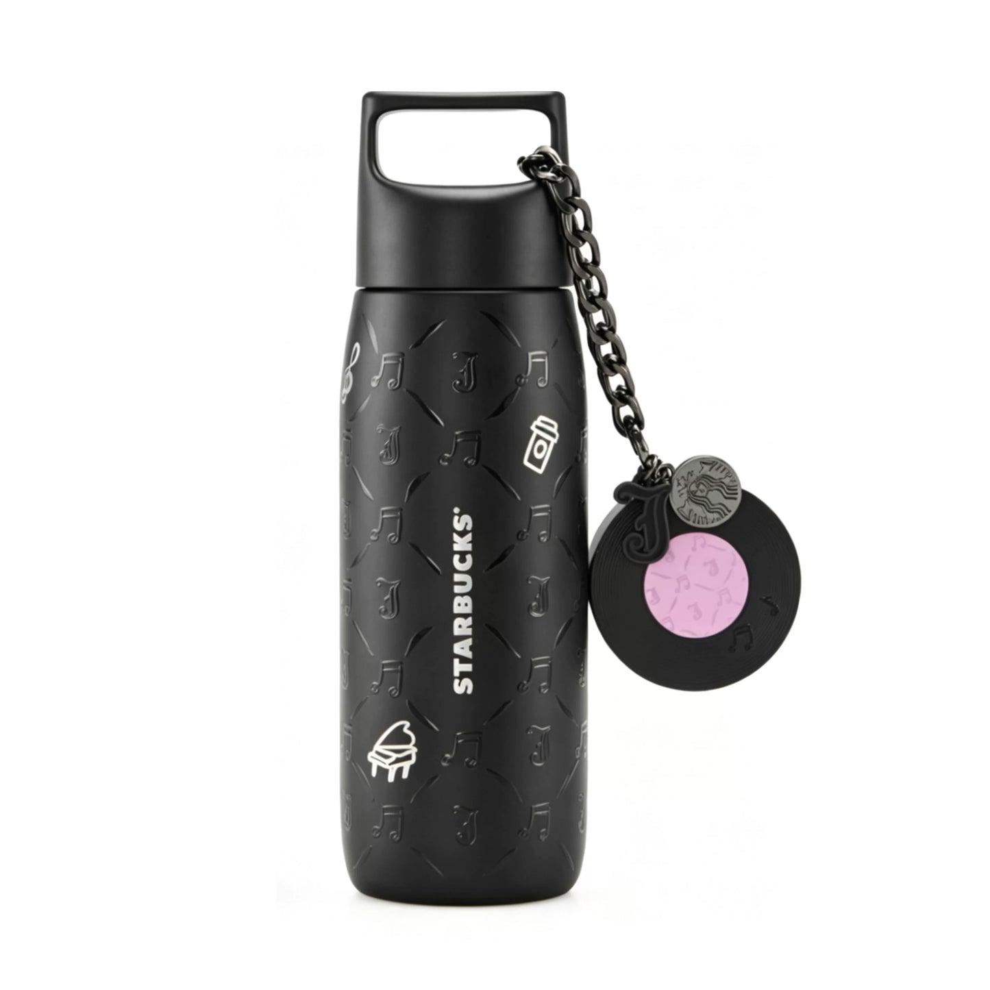 Starbucks China 2026 x Jay Chou series stainless steel thermos cup with handle 445ml