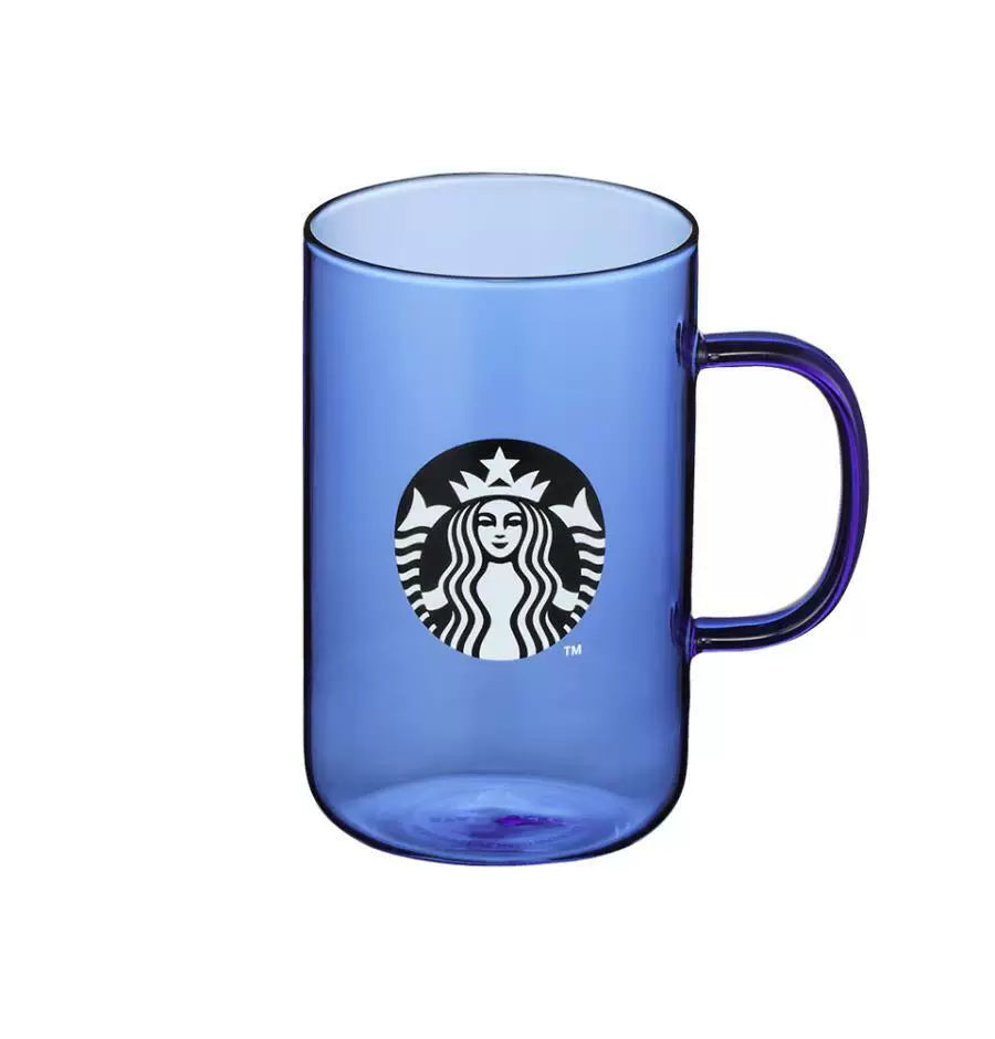 Starbucks Korea 2026 Summer Heat Series Blue Glass 500ml 17.6oz
