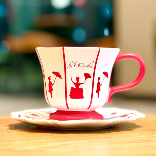 Starbucks China 2023 Andersen paper-cut series Ballet cup and saucer set 260ml Starbucks loveinstarbucks