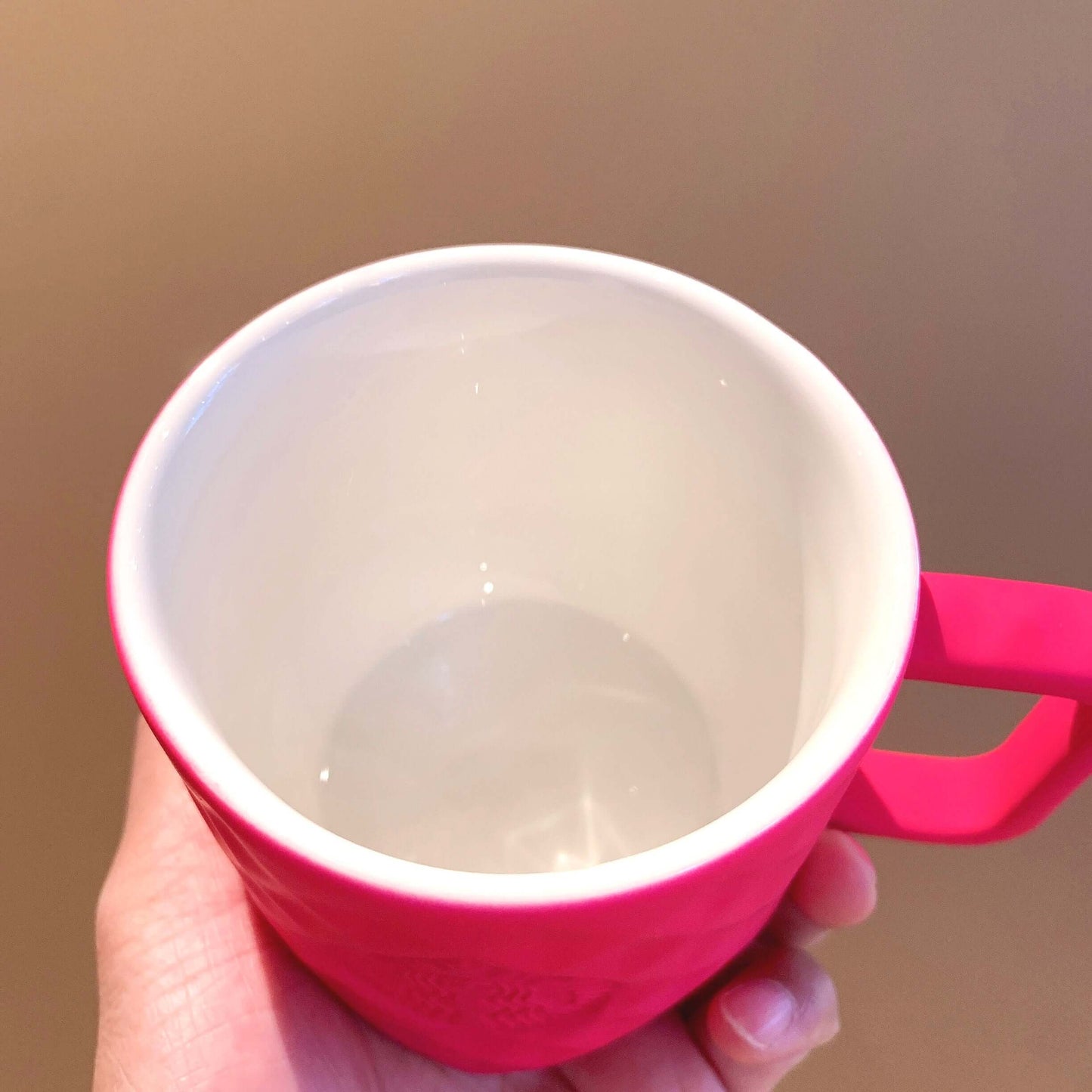 Starbucks 2021 China barbie pink Irregular section mug loveinstarbucks loveinstarbucks