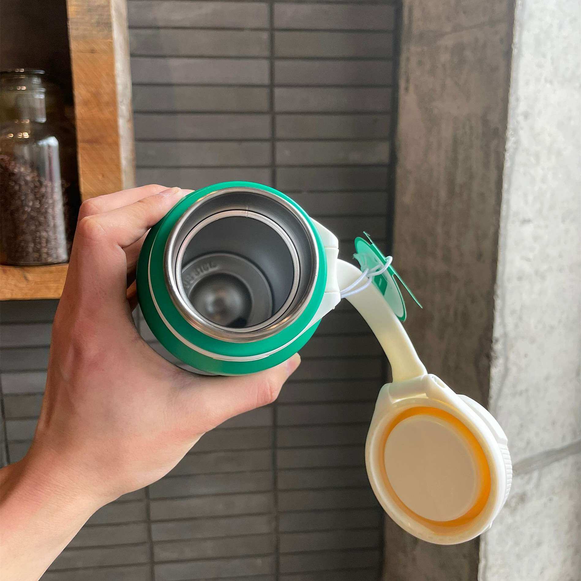 Starbucks China 2024 Coffee grounds and Lively green stainless steel cup 1170ml loveinstarbucks loveinstarbucks