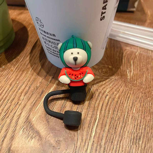 Not Starbucks product, Red watermelon Bear Topper, ONLY topper ,DONOT include Straw , DONOT sell alone loveinstarbucks loveinstarbucks