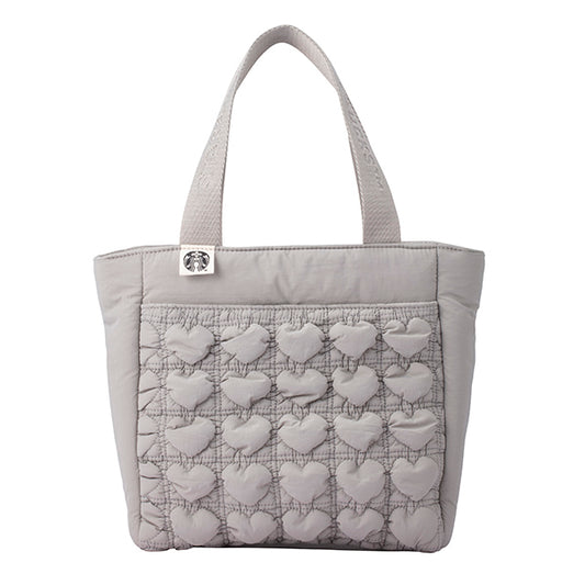 Starbucks Taiwan 2026 Valentine's Day series Gray Cloud Tote Bag