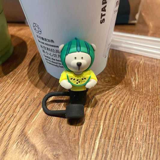 Not Starbucks product, Yellow watermelon bear Topper, ONLY topper ,DONOT include Straw , DONOT sell alone loveinstarbucks loveinstarbucks