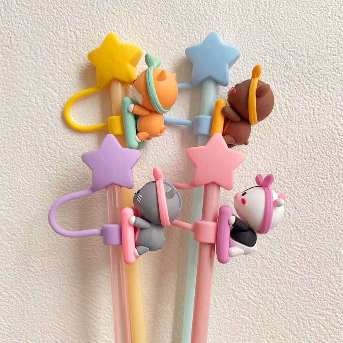 Starbucks Product , Yellow/ Black/ Grey/ Brown dog Topper ,ONLY topper ,DONOT sell alone 13# Starbucks loveinstarbucks