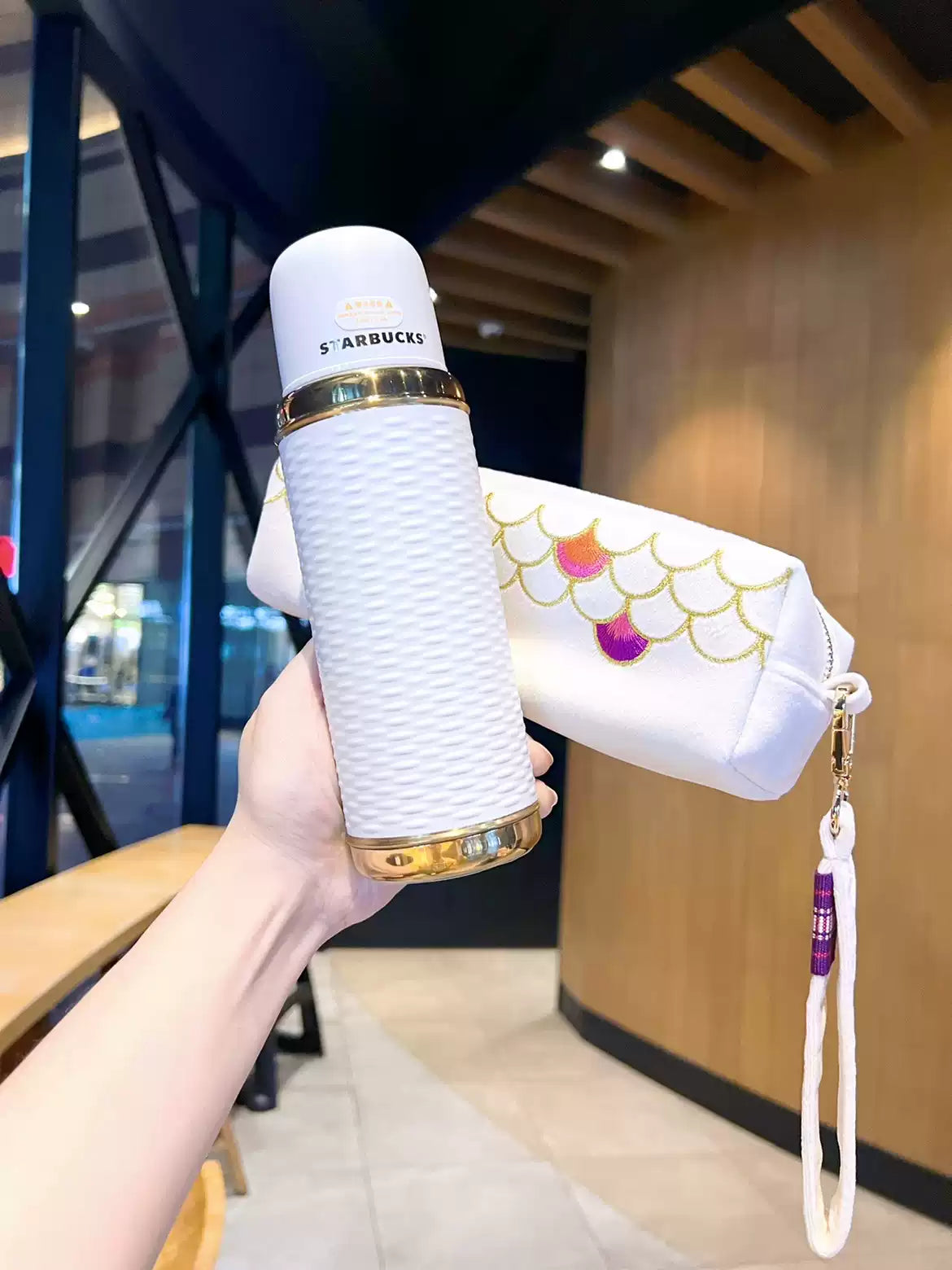 Starbucks China 2024 Dragon new year Stainless Steel Cup with bag