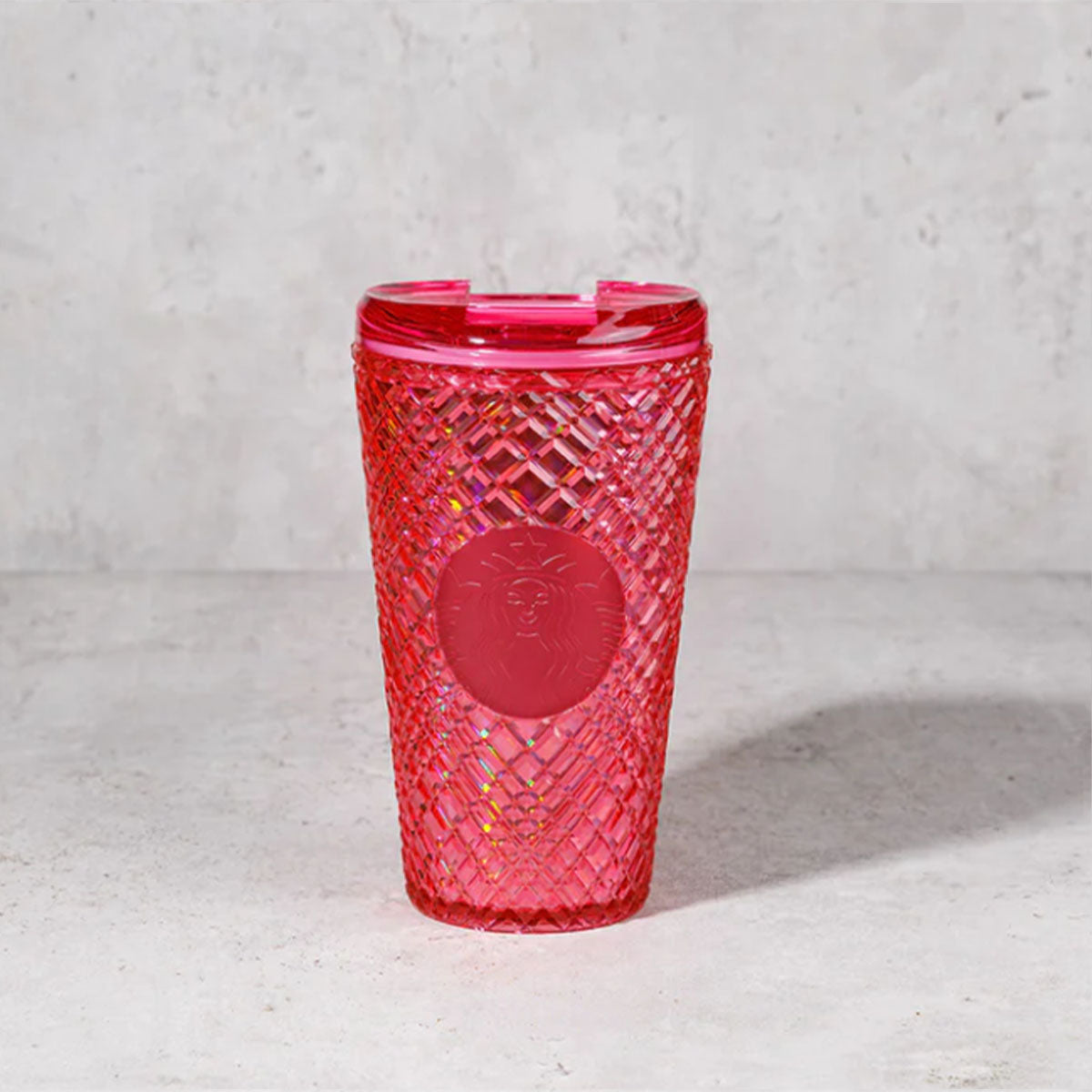 Starbucks Hong Kong 2024 Glittery Collection Pink plastic cup 16oz Starbucks loveinstarbucks