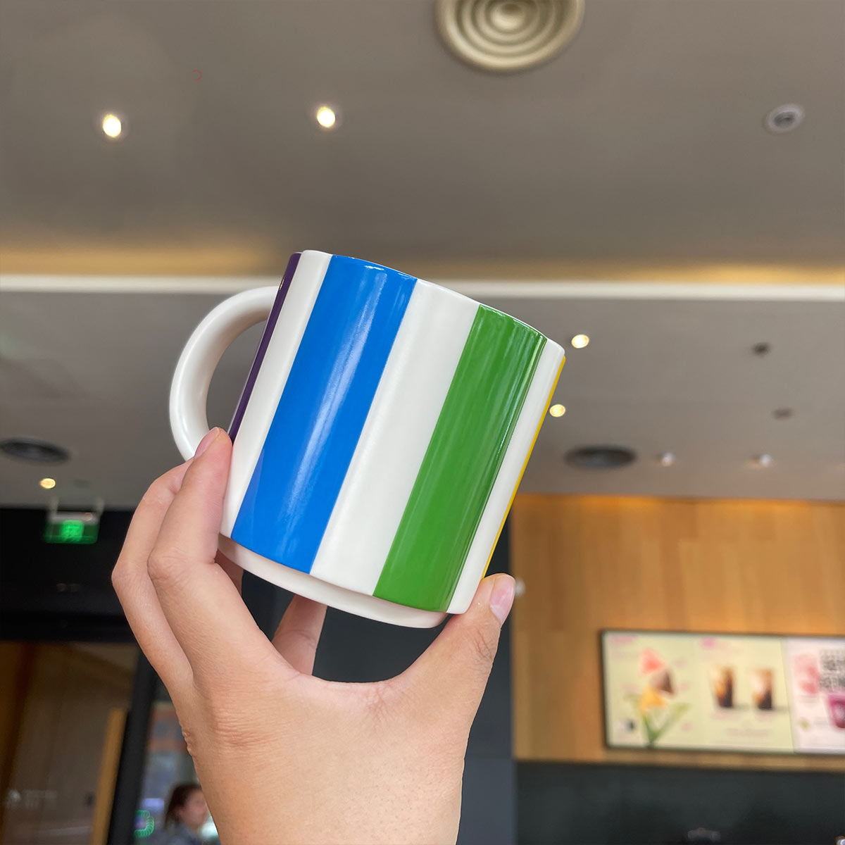 Starbucks Tumblers China 2023 Great love Series Rainbow ceramic cup and saucer set 370ml Starbucks loveinstarbucks