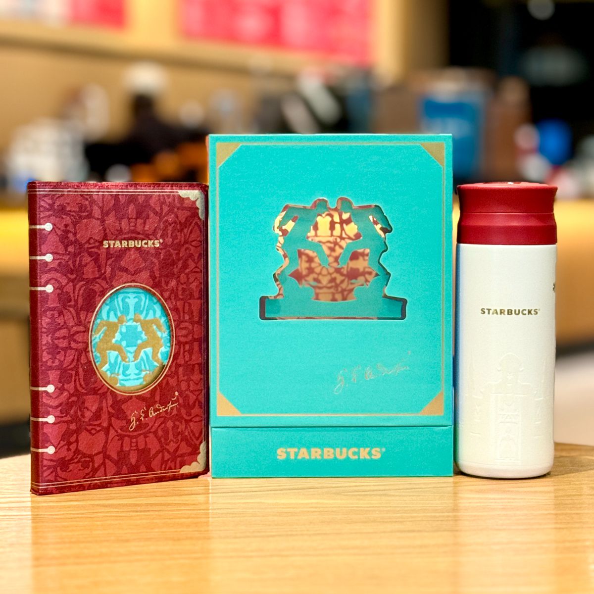 Starbucks Tumblers China 2023 Andersen paper-cut II series stainless steel cup 370ml and with notebook loveinstarbucks loveinstarbucks