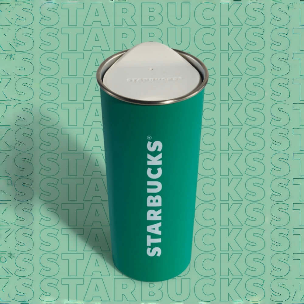 Starbucks China 2024 Coffee grounds and Lively green stainless steel cup 591ml loveinstarbucks loveinstarbucks