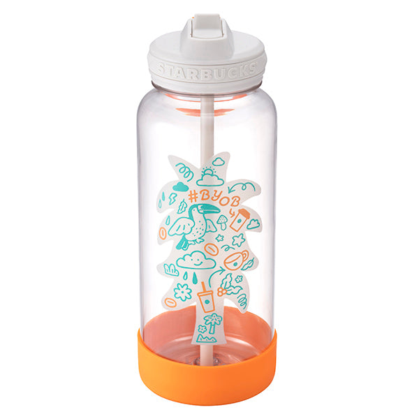 Starbucks Taiwan 2026 Summer Season1 Series Love the Earth Plastic Cooling Bottle 946ml 33.29oz
