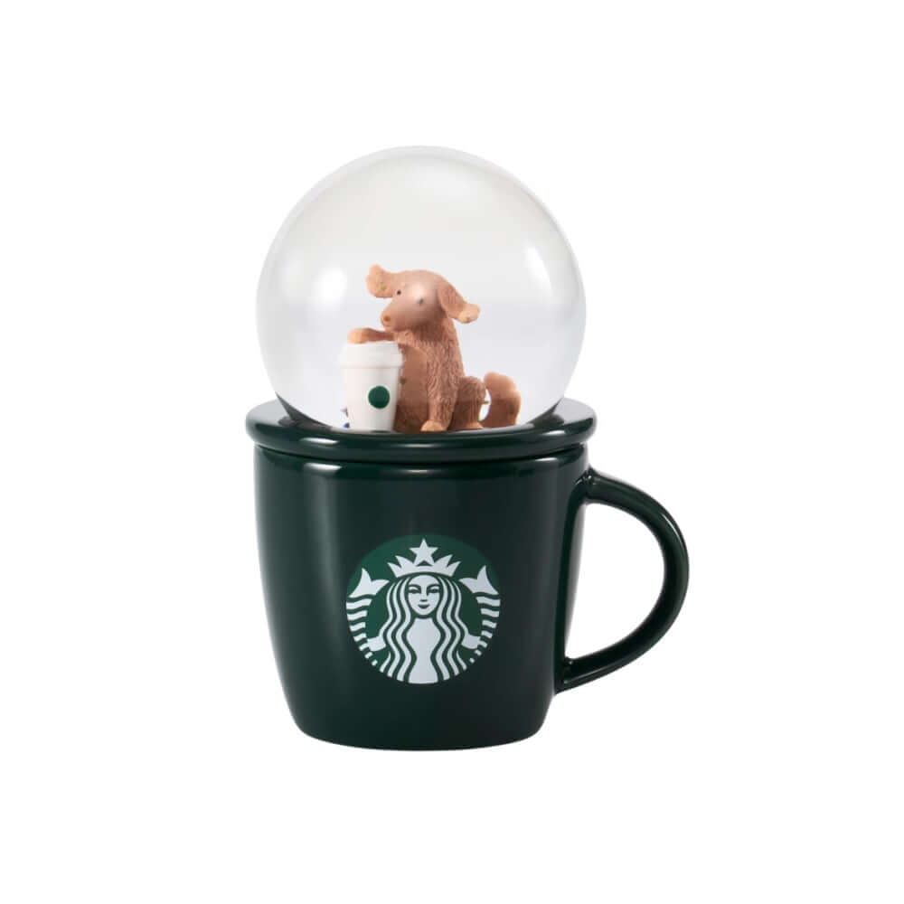 Starbucks China 2024 Coffee grounds and Lively green series dog crystal ball cup 89ml loveinstarbucks loveinstarbucks