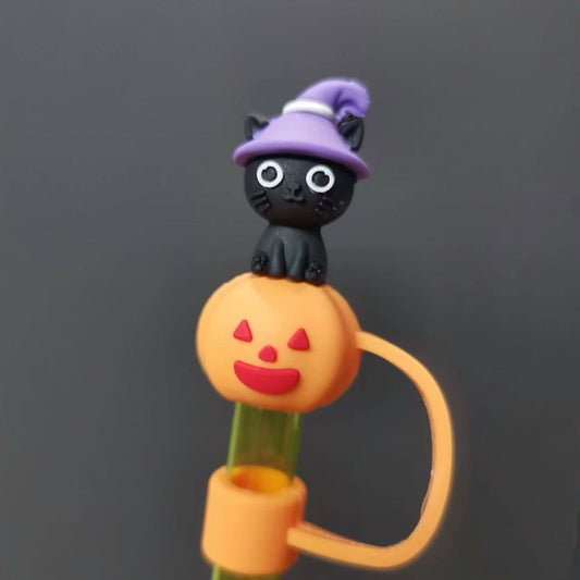 Topper fit for Stanley Cup- Pumpkin cat Exluwor loveinstarbucks