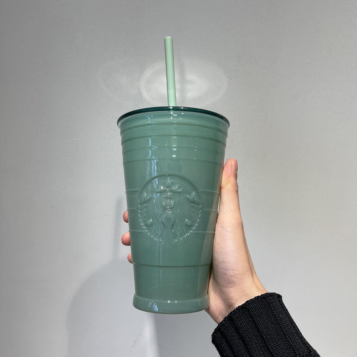 Starbucks mint green Classic Glass Straw siren straw cold glass 16oz Starbucks loveinstarbucks