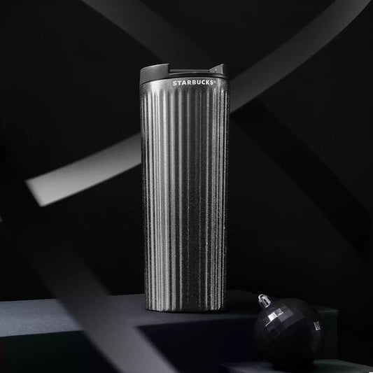 Starbucks Asia 2024 Christmas Sparkling Black and Grey series stainless steel cup 473ml Starbucks loveinstarbucks