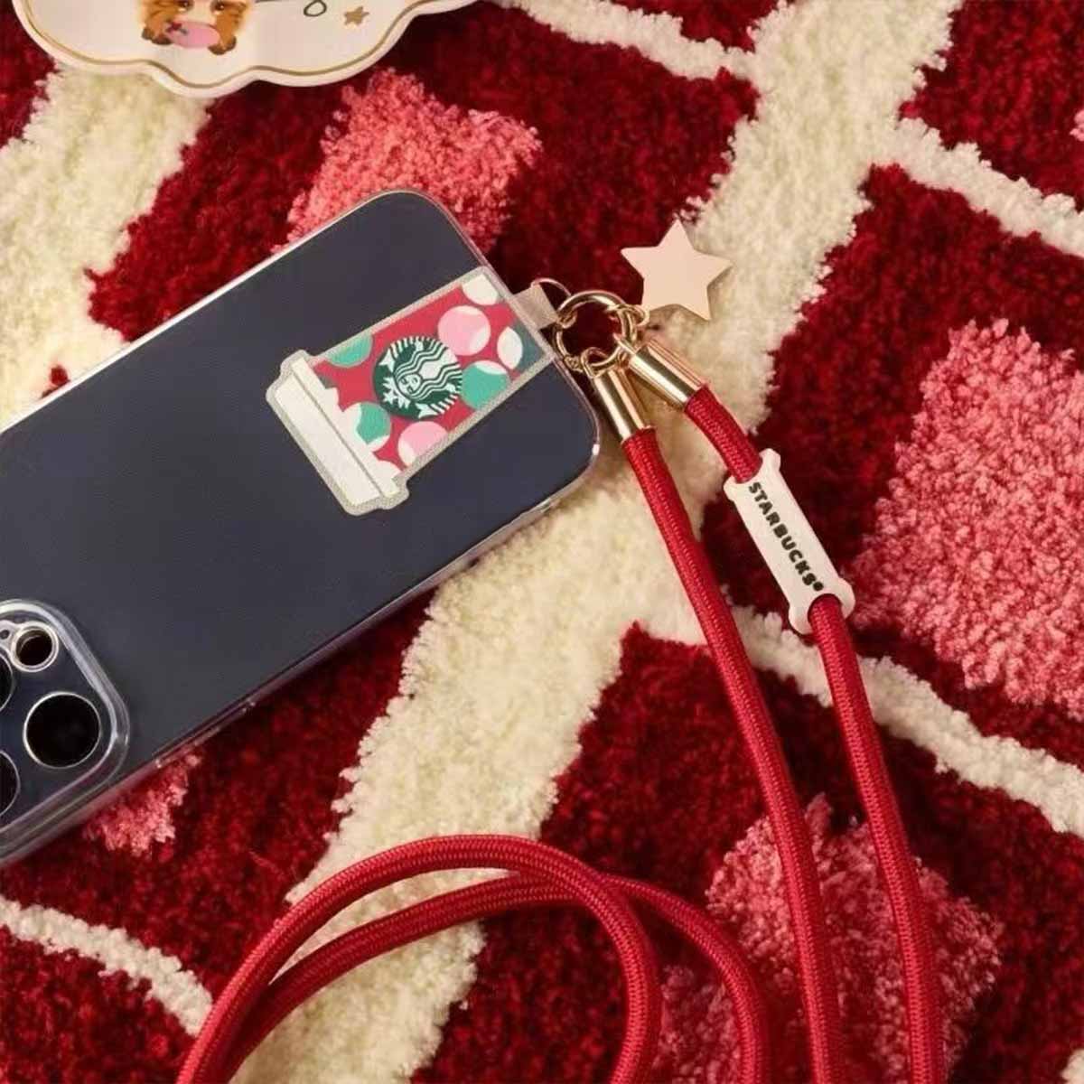 Starbucks China 2024 Christmas cute Winter Mobile phone strap Starbucks loveinstarbucks