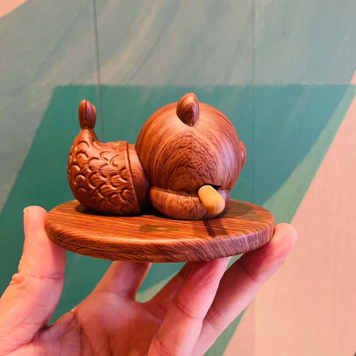 Starbucks China 2023 Lucky Bear Bearista the wooden fish ornament loveinstarbucks loveinstarbucks