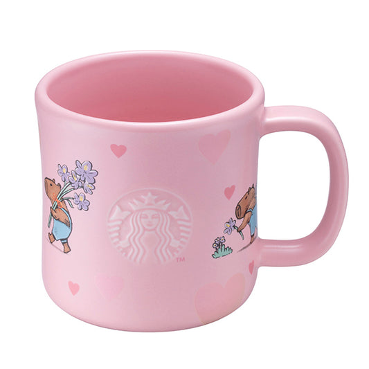 Starbucks Taiwan 2026 Valentine's Day series Capybara Mug 414ml