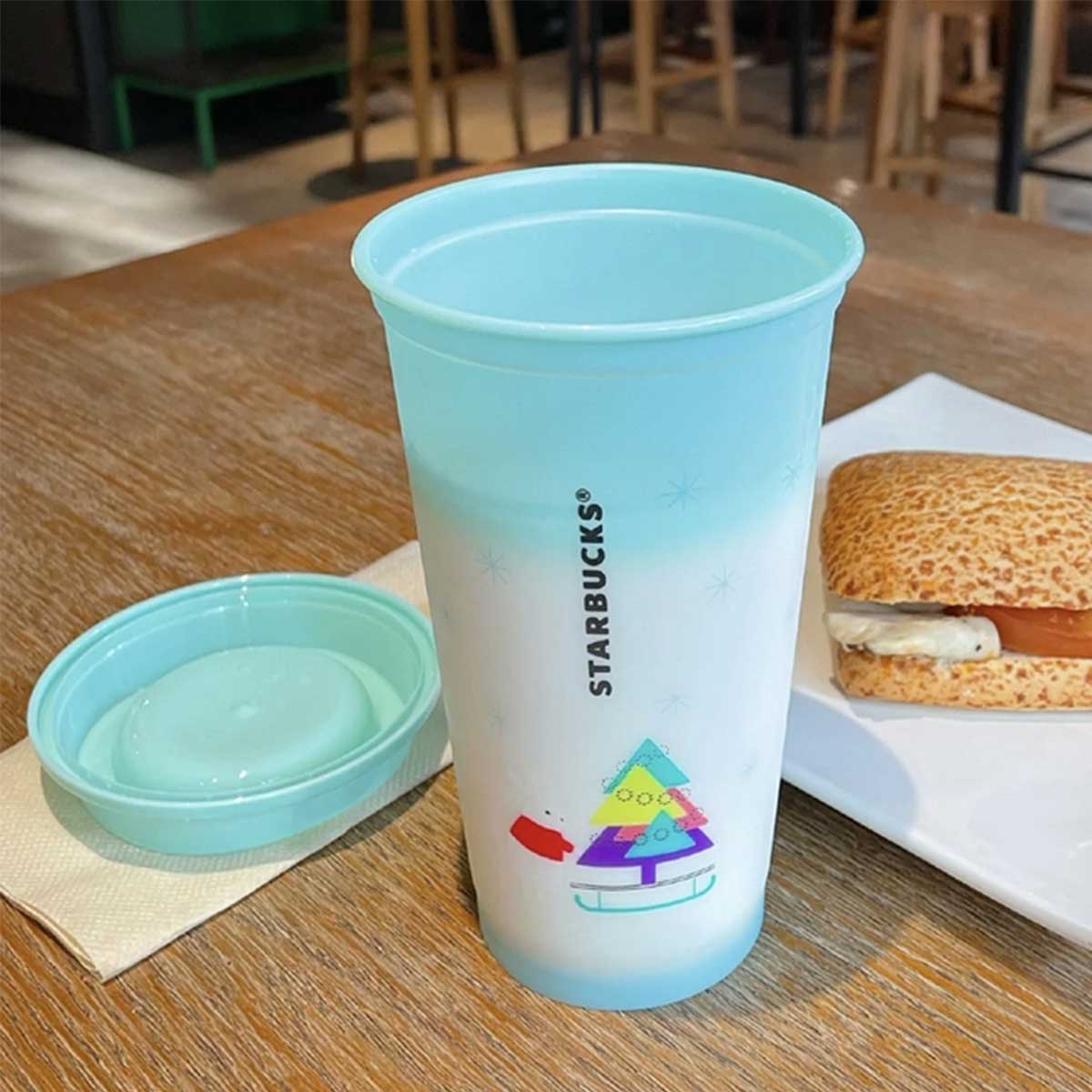 Starbucks heating variable temperature reusable plastic cup 16oz Starbucks loveinstarbucks