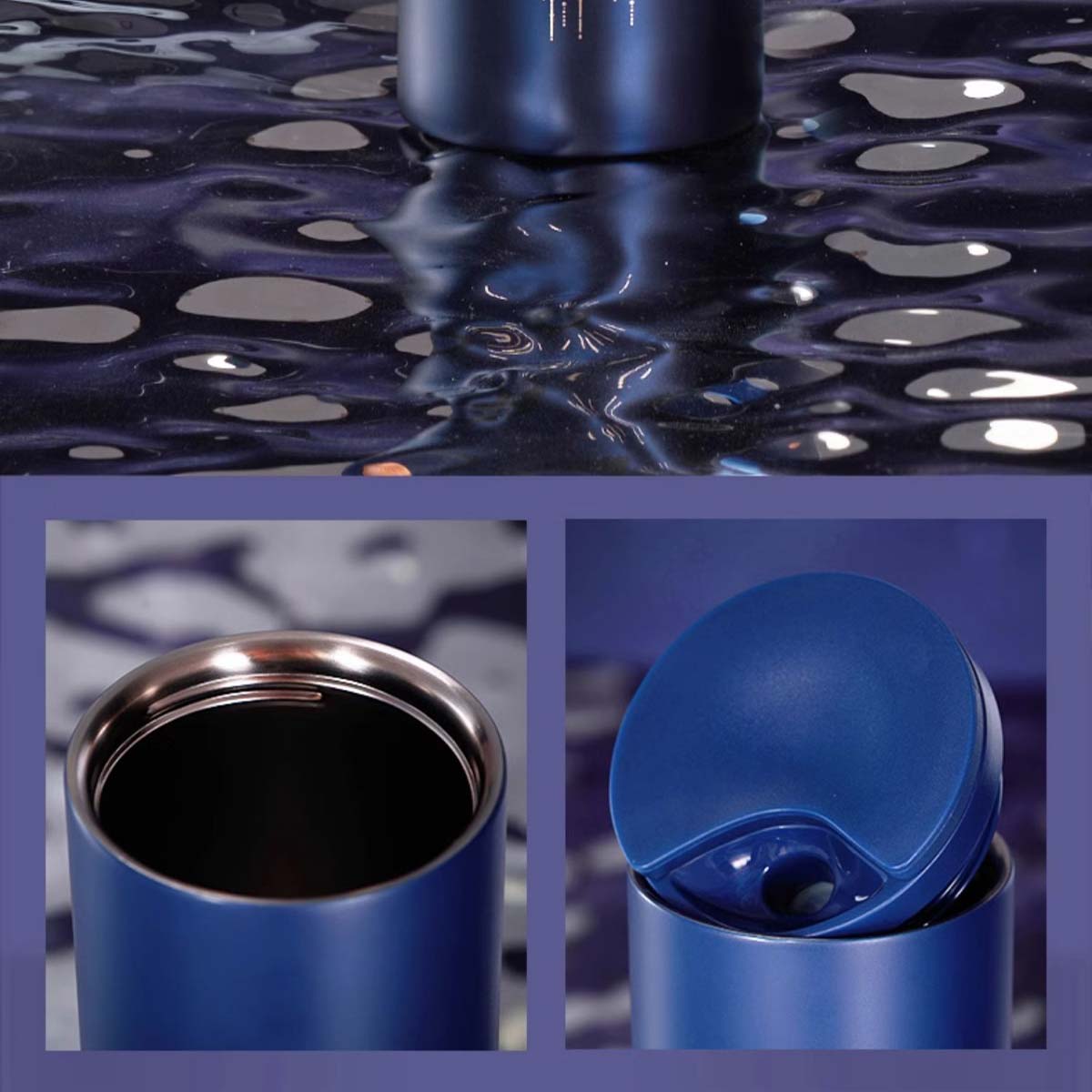 Starbucks China 2023 Jade Rabbit Series Midnight Blue Stainless Steel Insulating Cup 473ml Starbucks loveinstarbucks