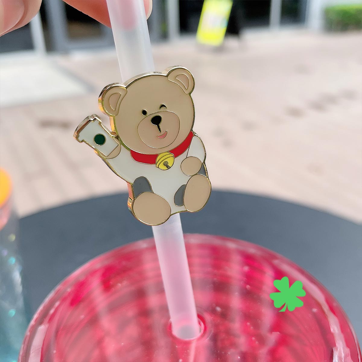 Starbucks China 2020 Shiny New Year's Classic Glass Straw Cup 591ml Starbucks loveinstarbucks