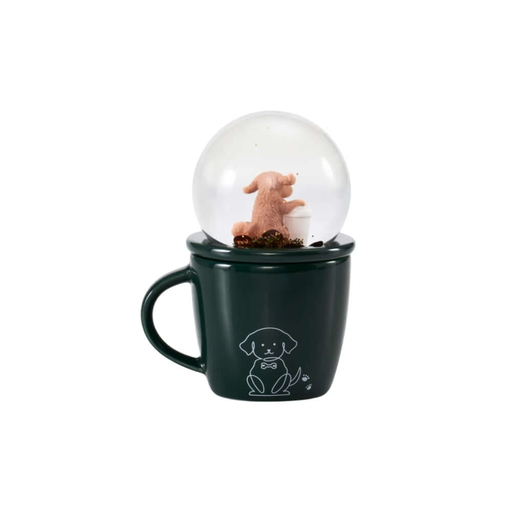 Starbucks China 2024 Coffee grounds and Lively green series dog crystal ball cup 89ml loveinstarbucks loveinstarbucks