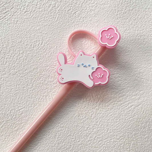 Not Starbucks product, Pink Little Flower Rabbit Topper, ONLY topper ,DONOT include Straw , DONOT sell alone 23# loveinstarbucks loveinstarbucks