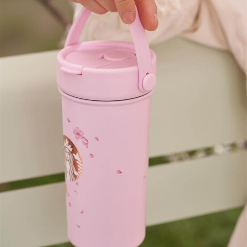 Starbucks China 2024 spring walk series Sakura stainless steel cup loveinstarbucks loveinstarbucks