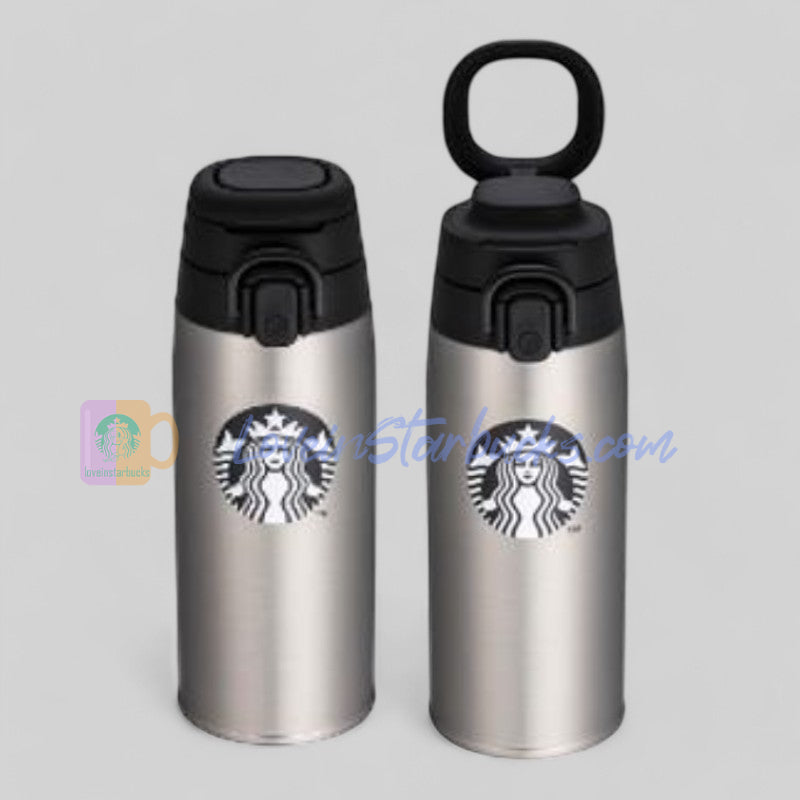 Starbucks Taiwan 2024 winter series silver Stainless steel cup 500ml Starbucks loveinstarbucks
