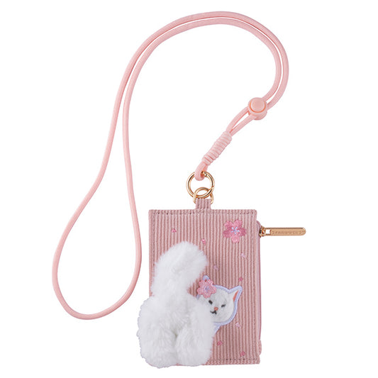 Starbucks Taiwan 2026 Sakura series Cat ID Card Holder